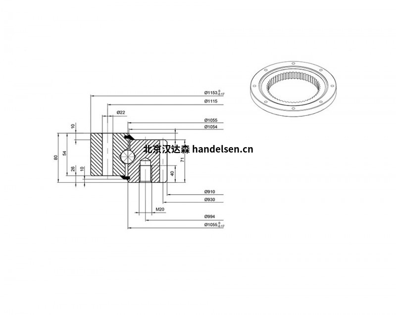 Rothe Erde回轉(zhuǎn)支承062.25.1055.575.11.1403