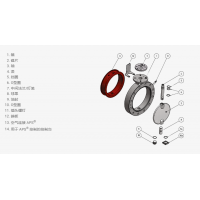 Warex DKZ APS?系列蝶閥，可在 -40 °C 至 +200 °C 的溫度范圍內(nèi)使用