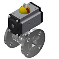 Burocco VSP/2V 系列 – FL UNI PN 10/16氣動球閥開關