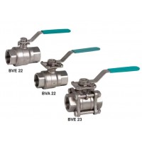 InterApp金屬二通閥門(mén)BVA22BVA23 - 球閥不銹鋼3件式閥體