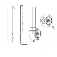 Bolondi布隆迪特制版本清潔旋轉(zhuǎn)式噴嘴噴頭XT076A XC031_240°BK-PPE